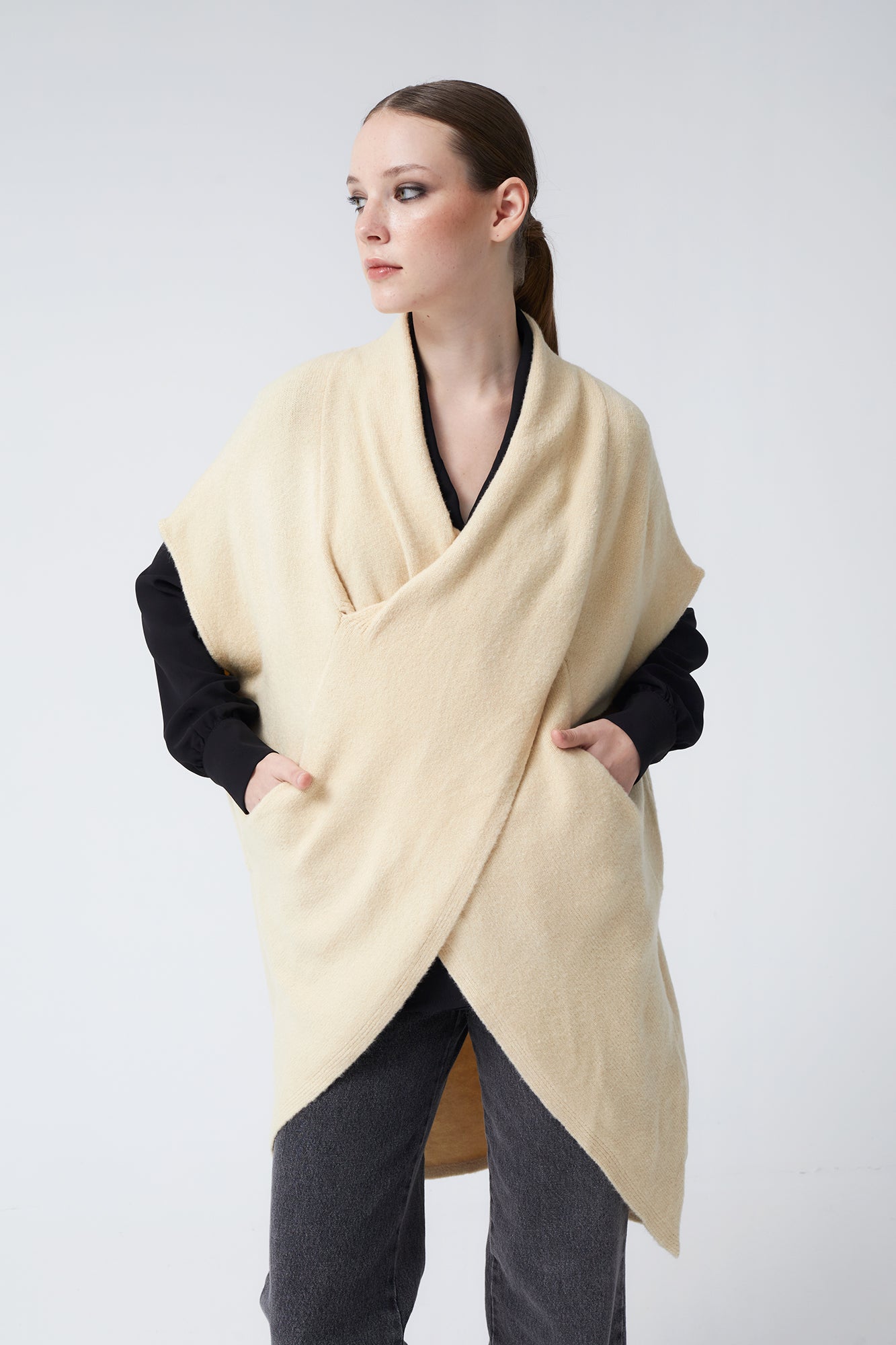 JERSEY FERMININBEIGE 