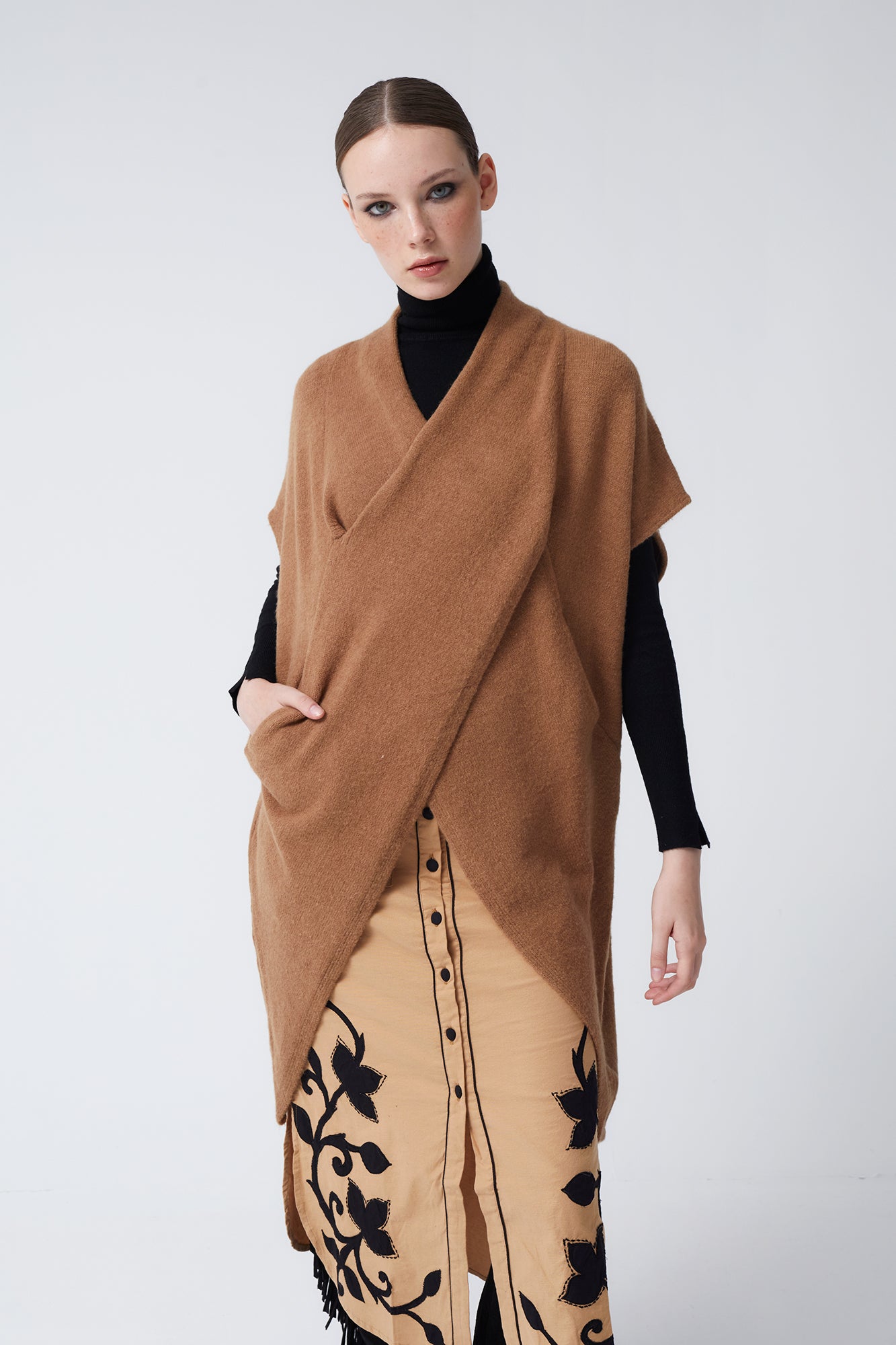 JERSEY FERMININCAMEL 