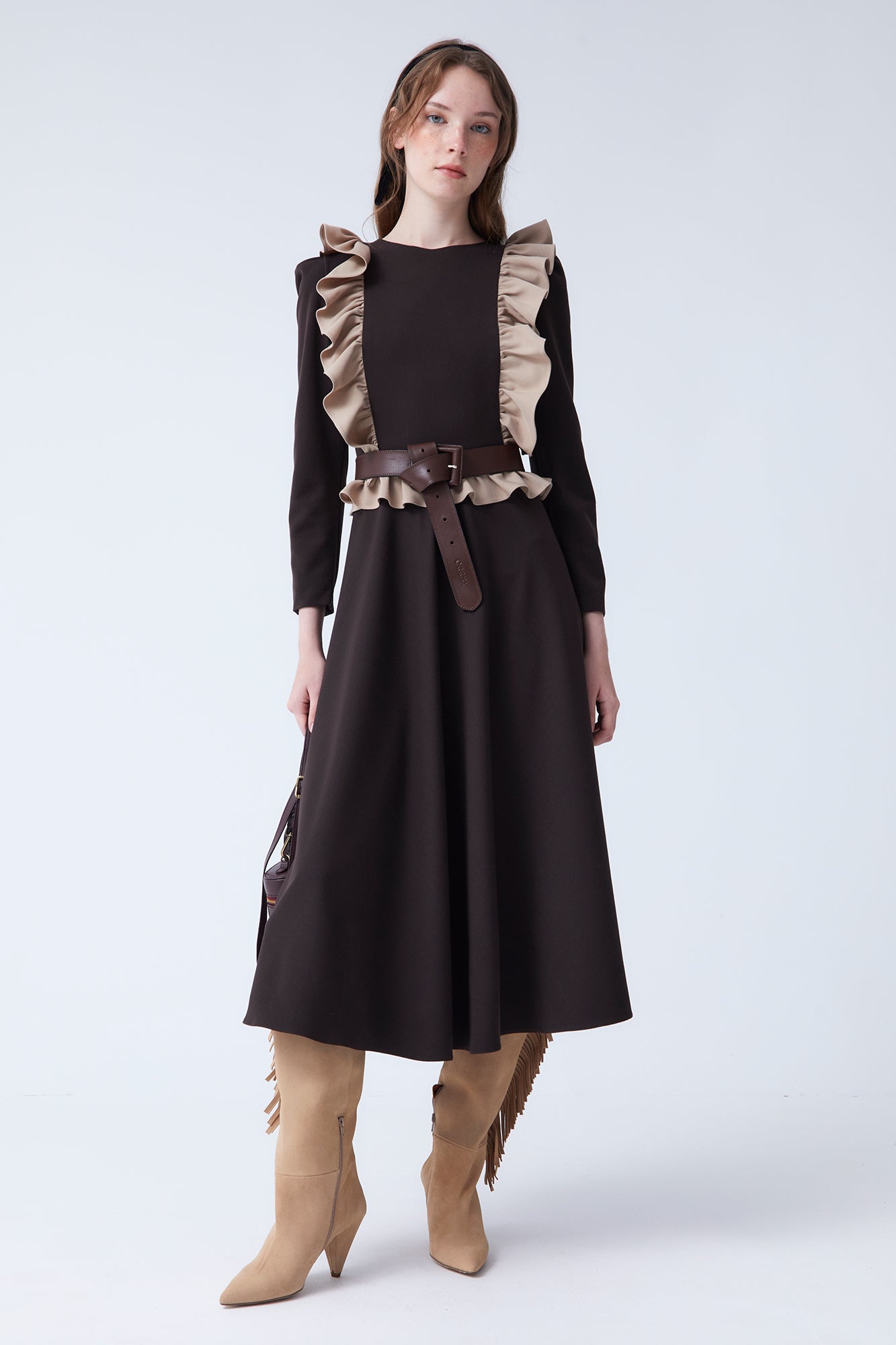 VESTIDO AMELIEMARRON 