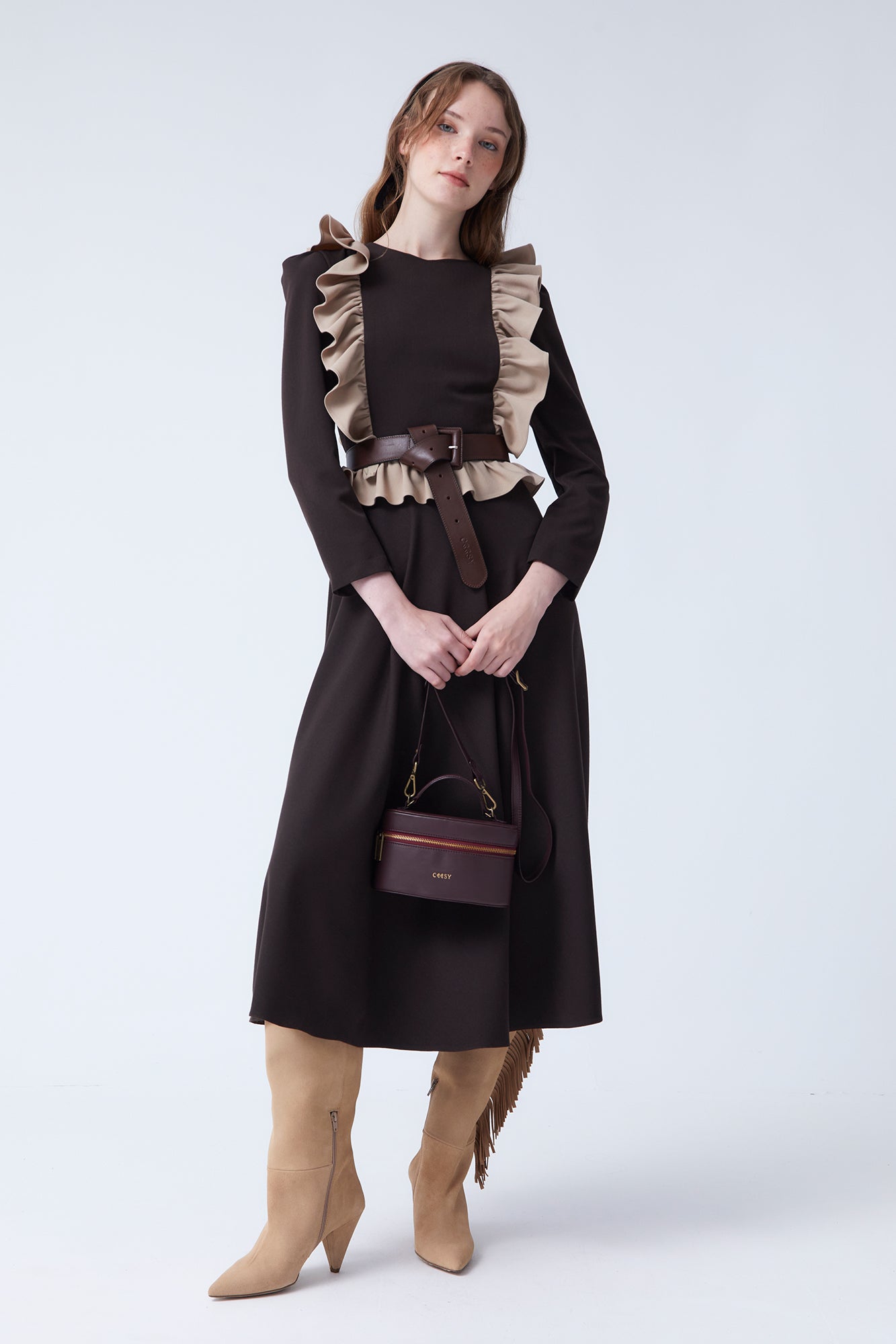 VESTIDO AMELIEMARRON 