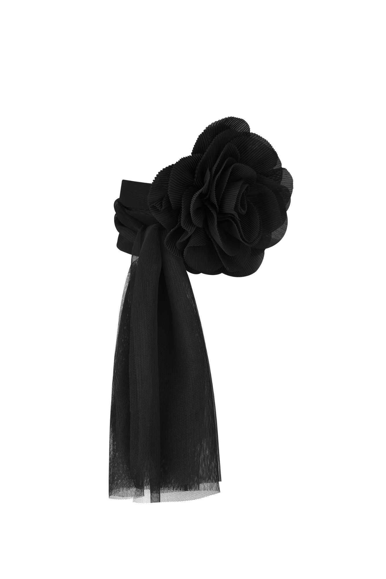 TOUR DE COU ROSE NOIR