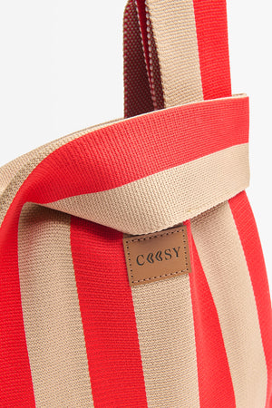 SAC MYKONOS ROUGE/BEIGE