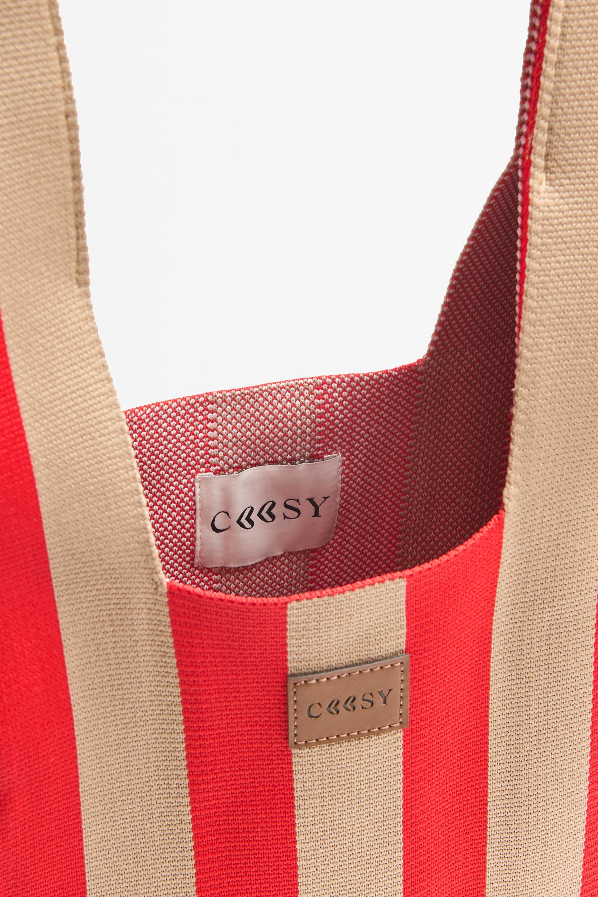 SAC MYKONOS ROUGE/BEIGE