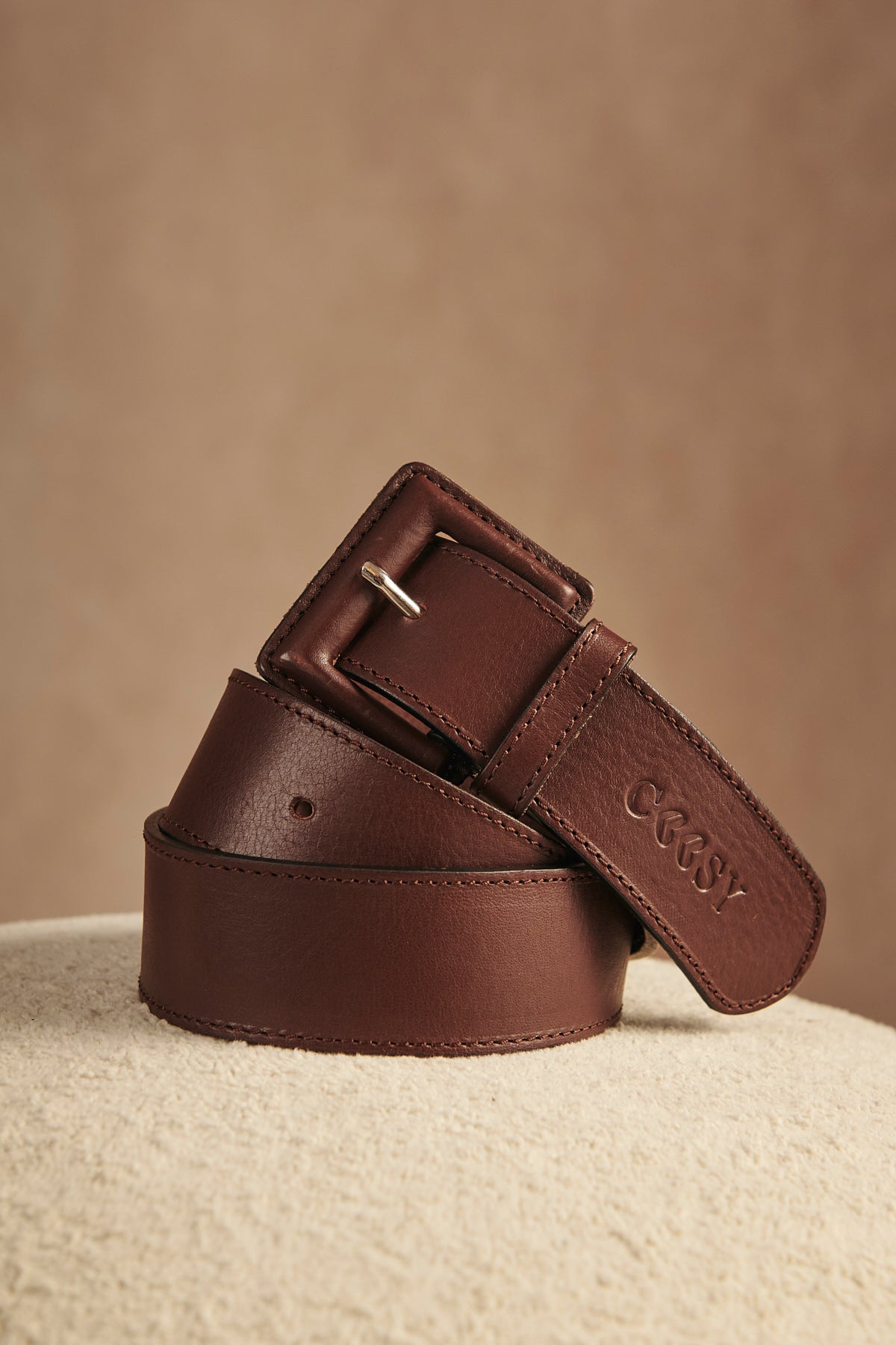 CINTURON RENATA CHOCOLATE