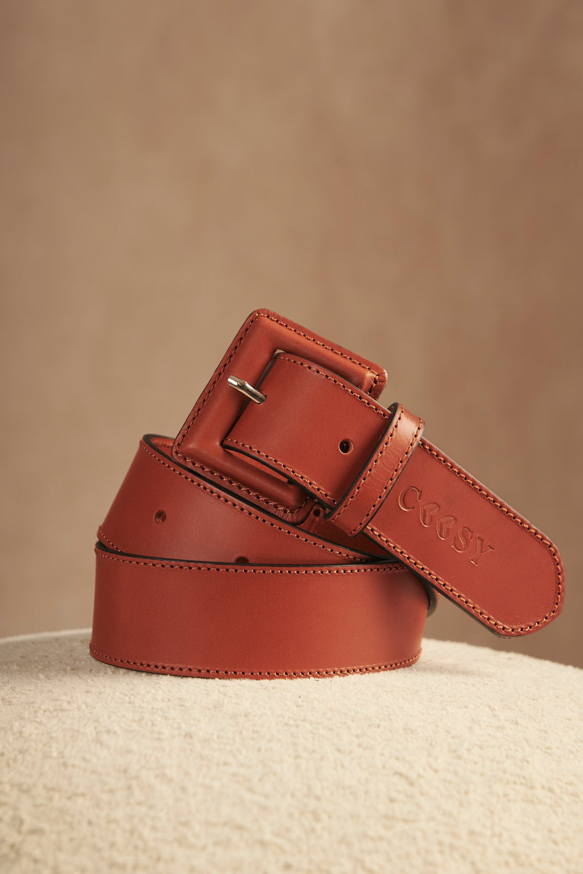 CINTURON RENATA MARRON