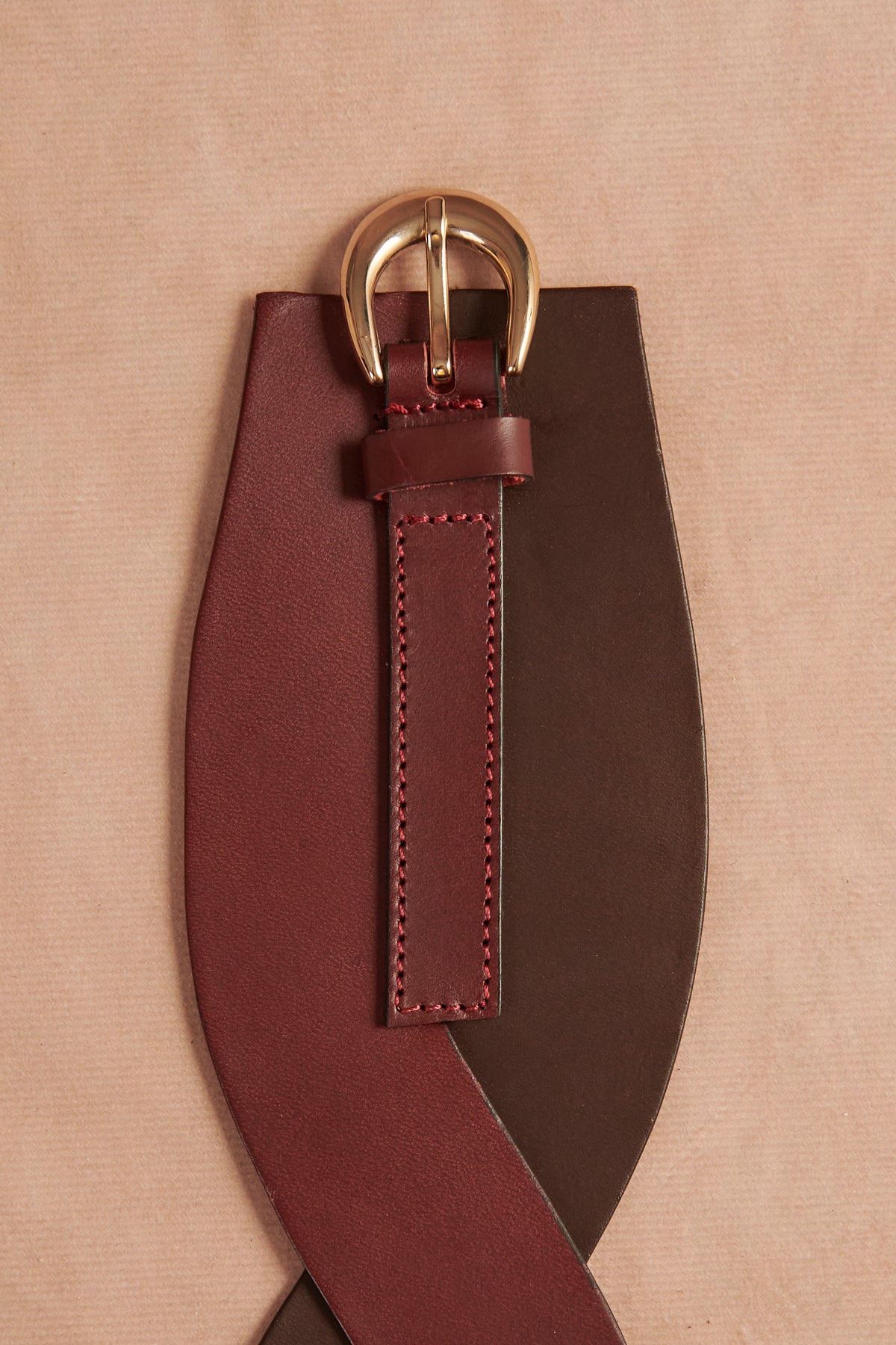 CINTURÃO TRIBECA BURDEOS