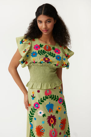 ENSEMBLE BLANC VERT