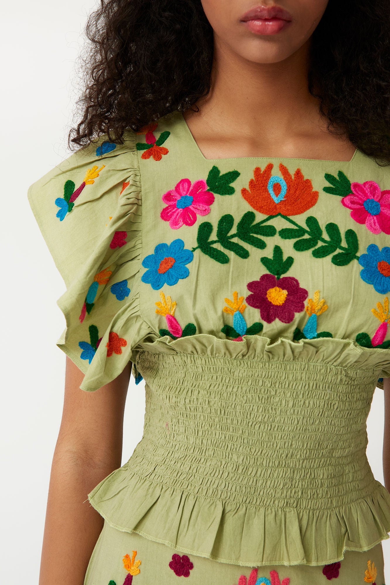CONJUNTO BLANCA VERDE