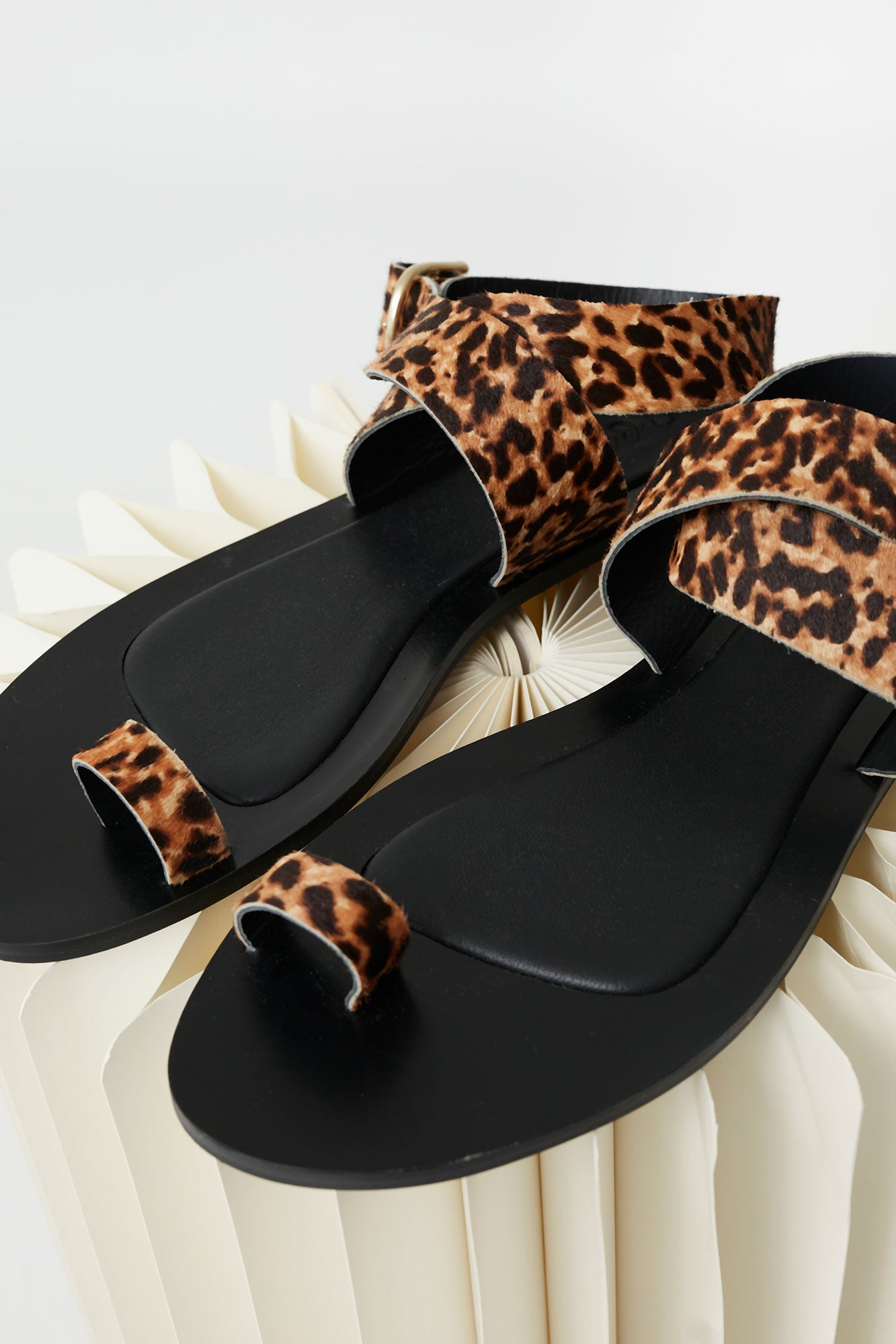 SANDALIAS PRINTLEOPARDO MARRON