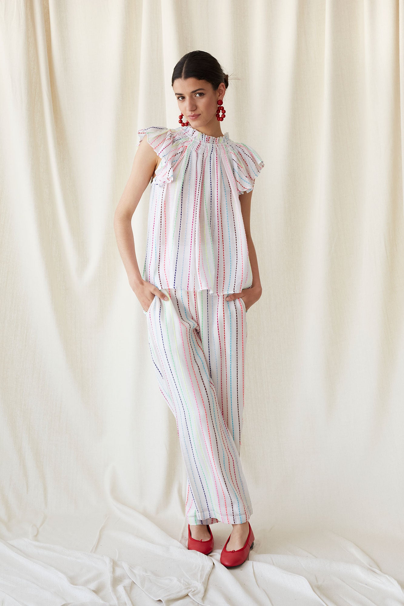 ENSEMBLE DE COQUILLES MULTICOLORE