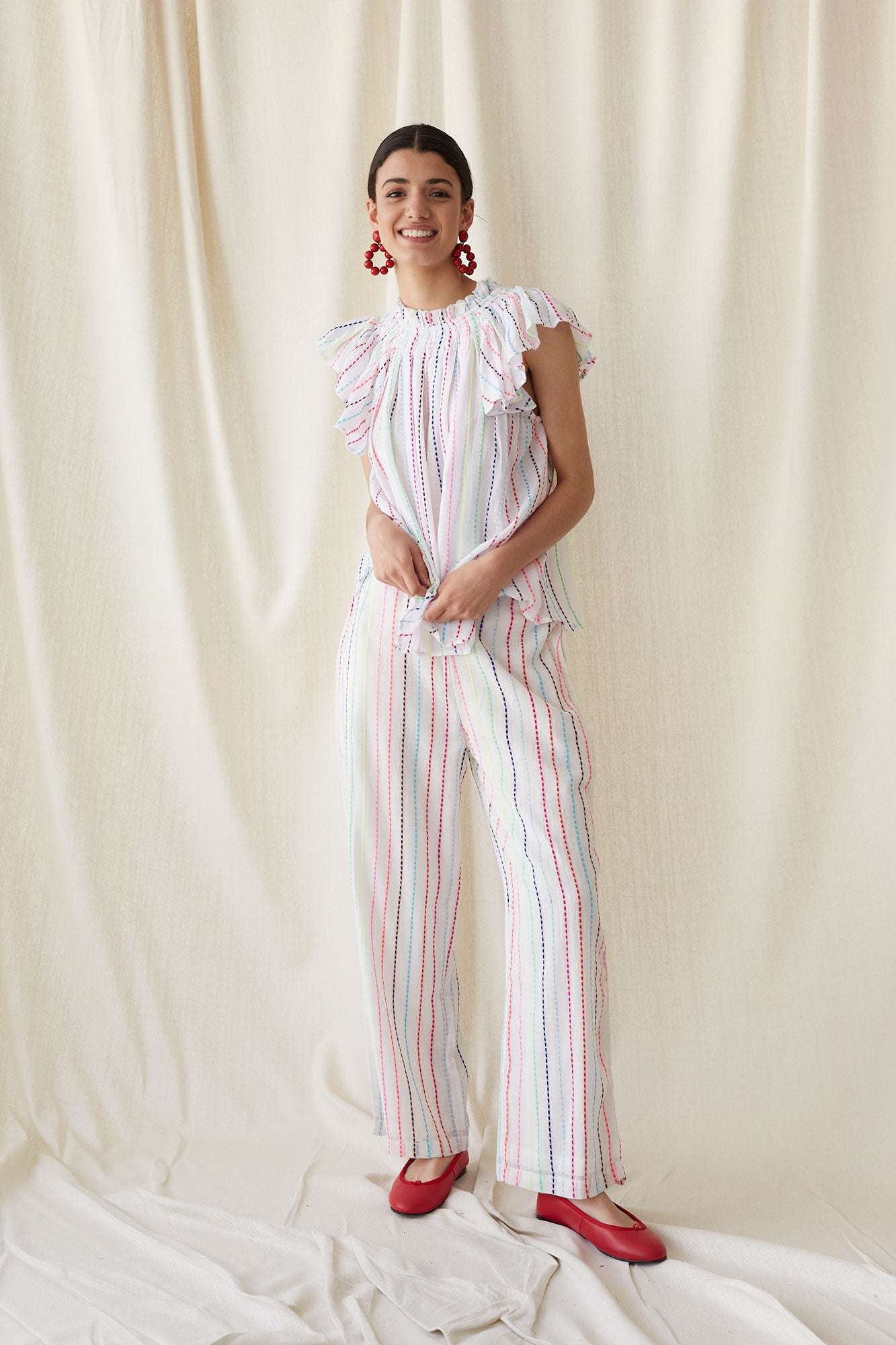 ENSEMBLE DE COQUILLES MULTICOLORE