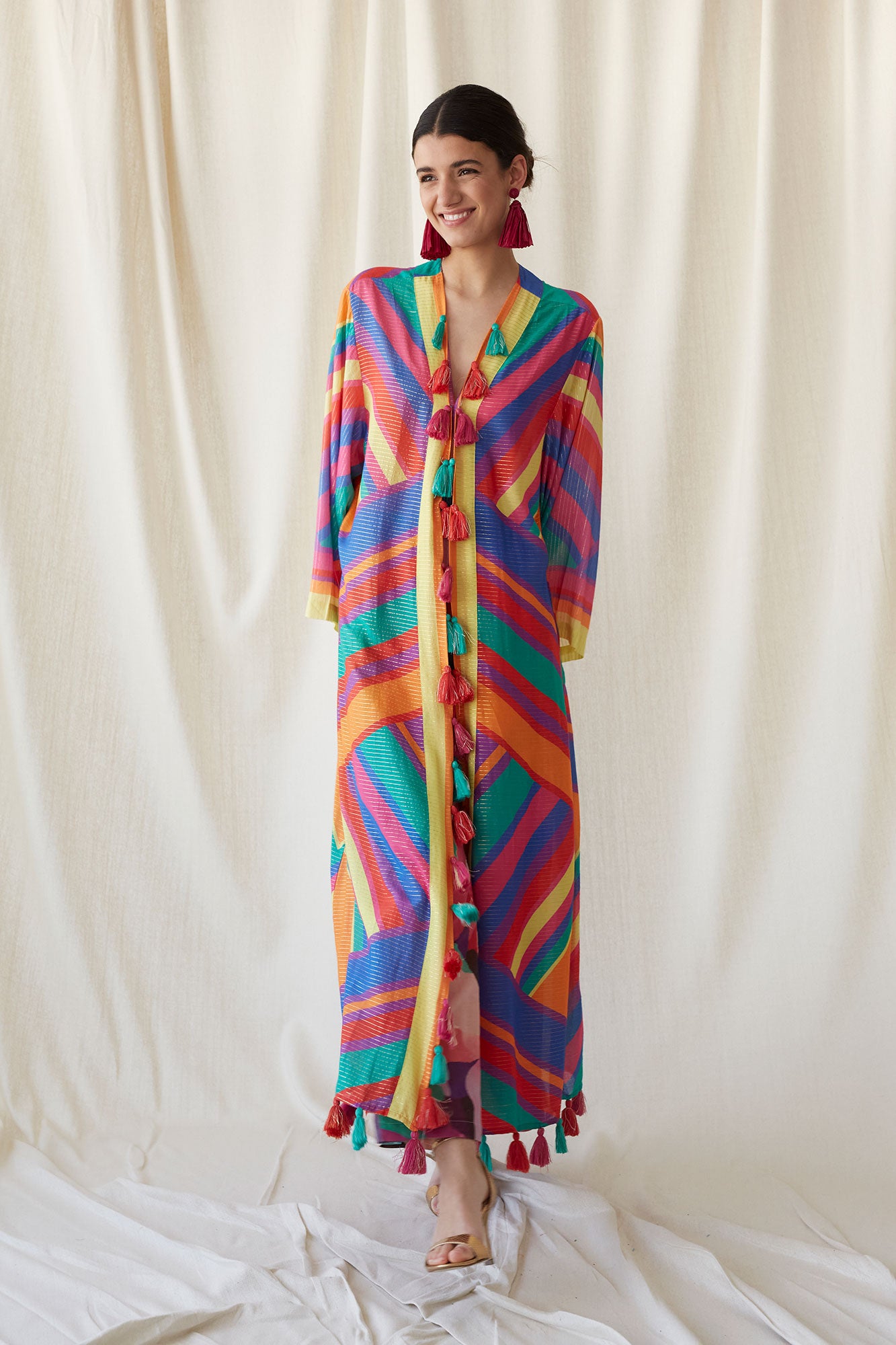 Caftan multicolore Emiliana
