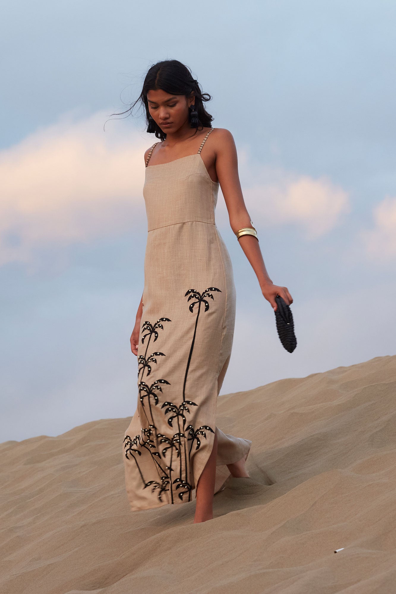 VESTIDO PALMAR BEIGE