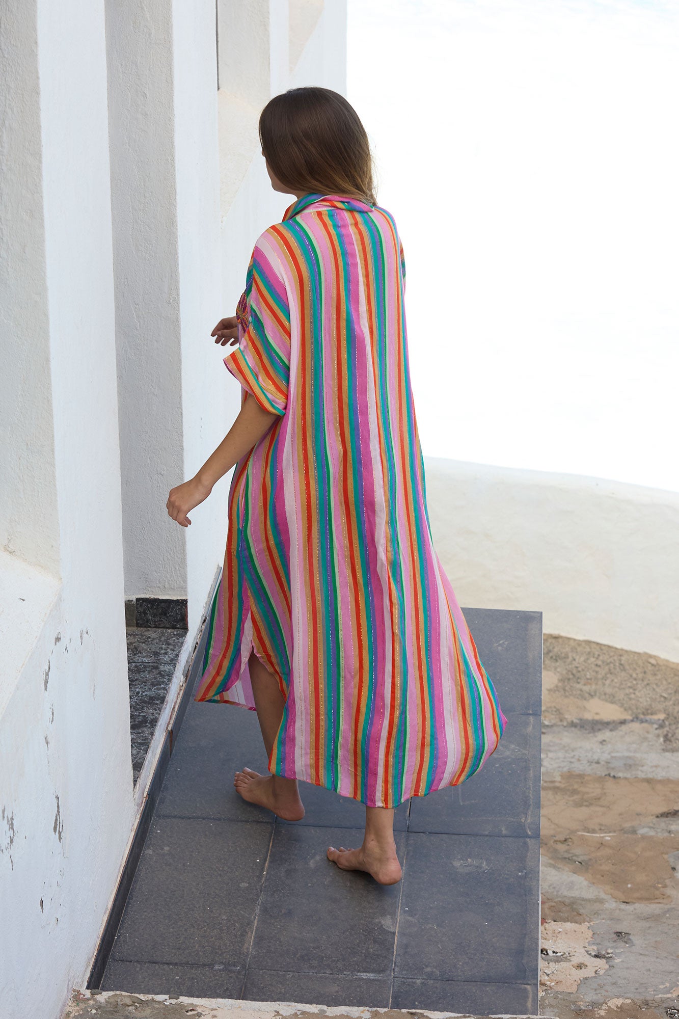 MULTICOLORED PALESTRA DRESS