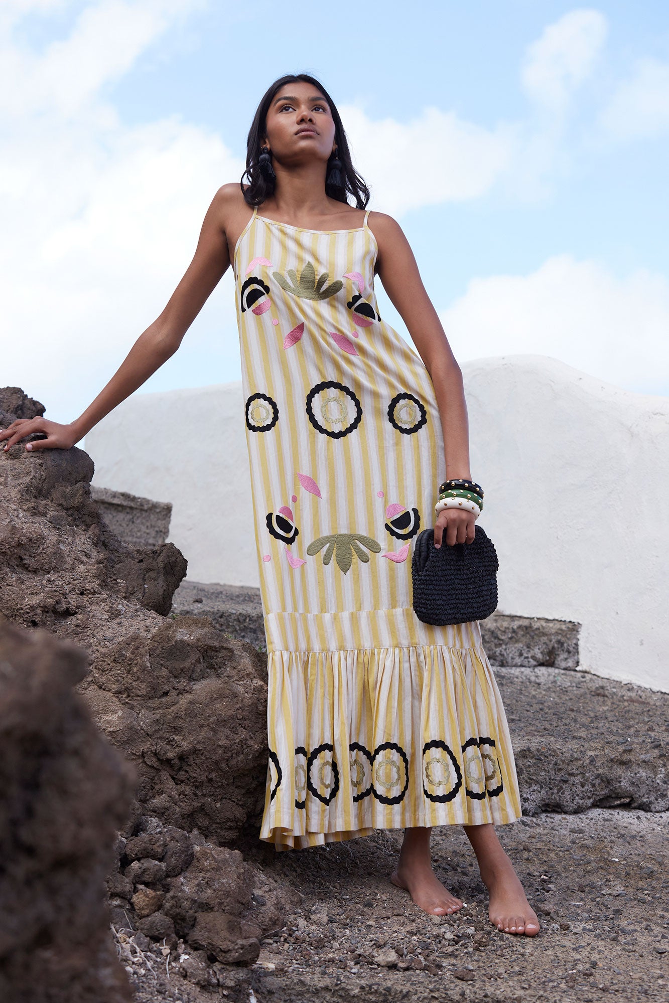 YELLOW SANREMO DRESS
