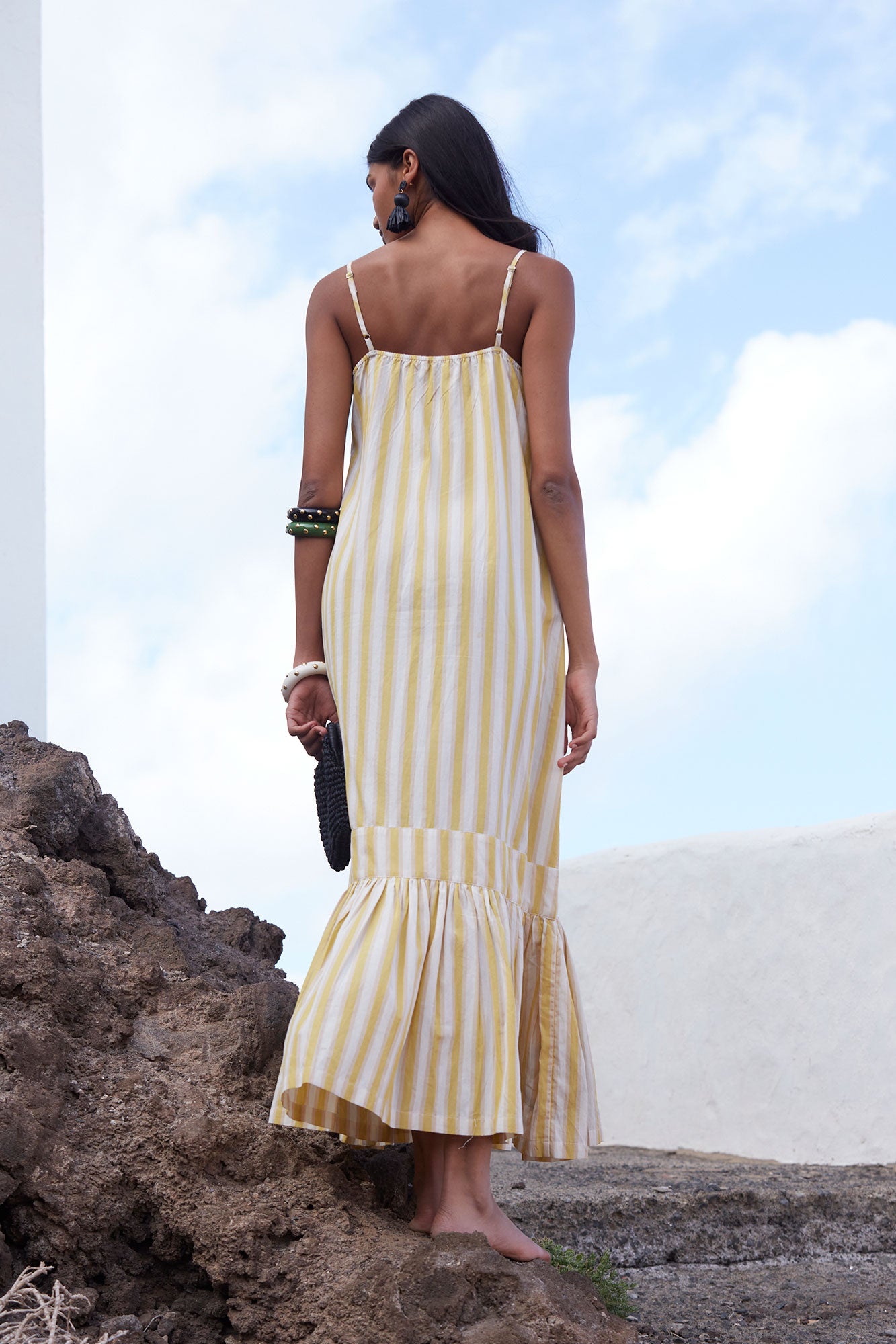 YELLOW SANREMO DRESS