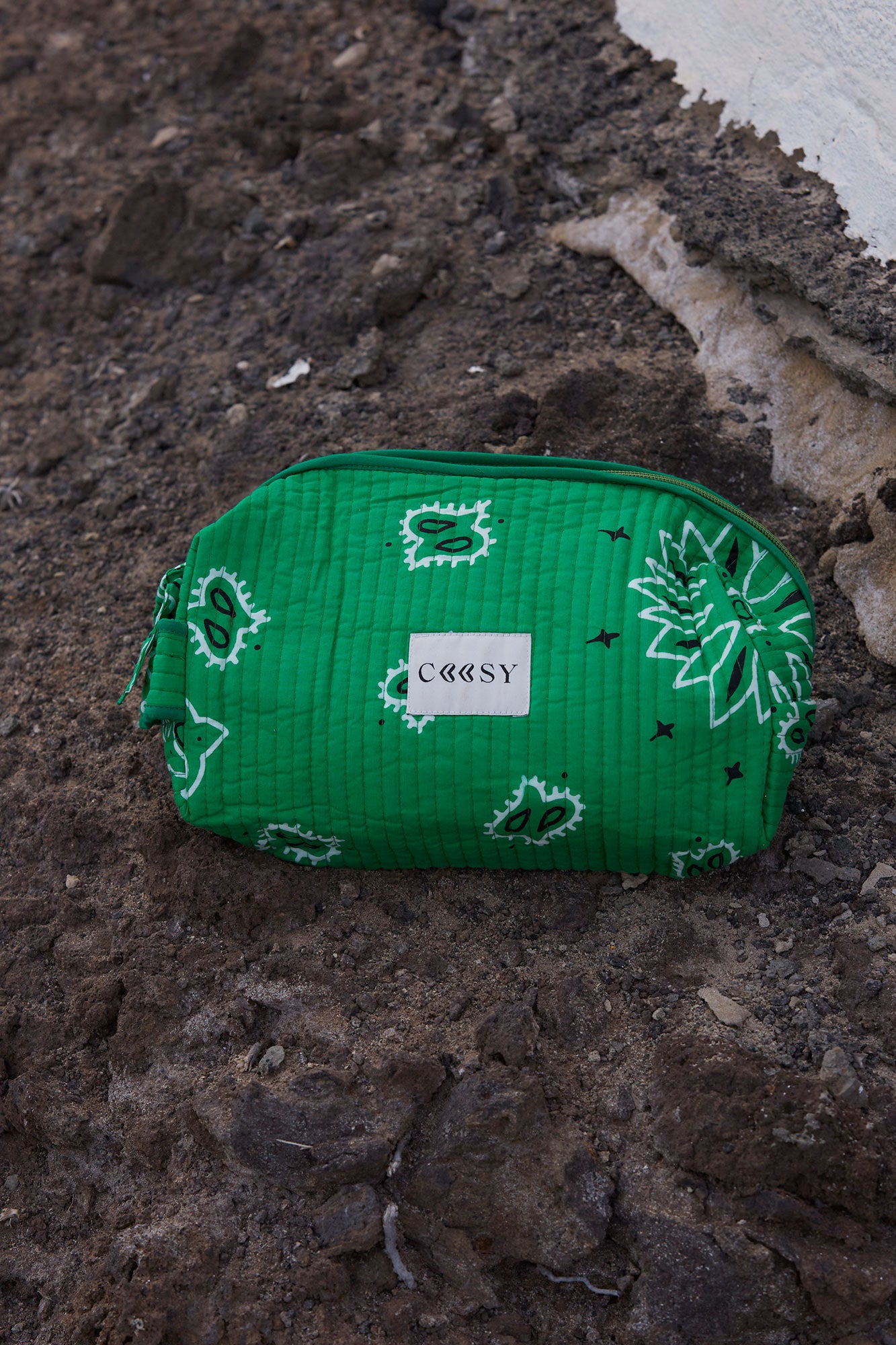 LOLITA GREEN TOILETRY BAG