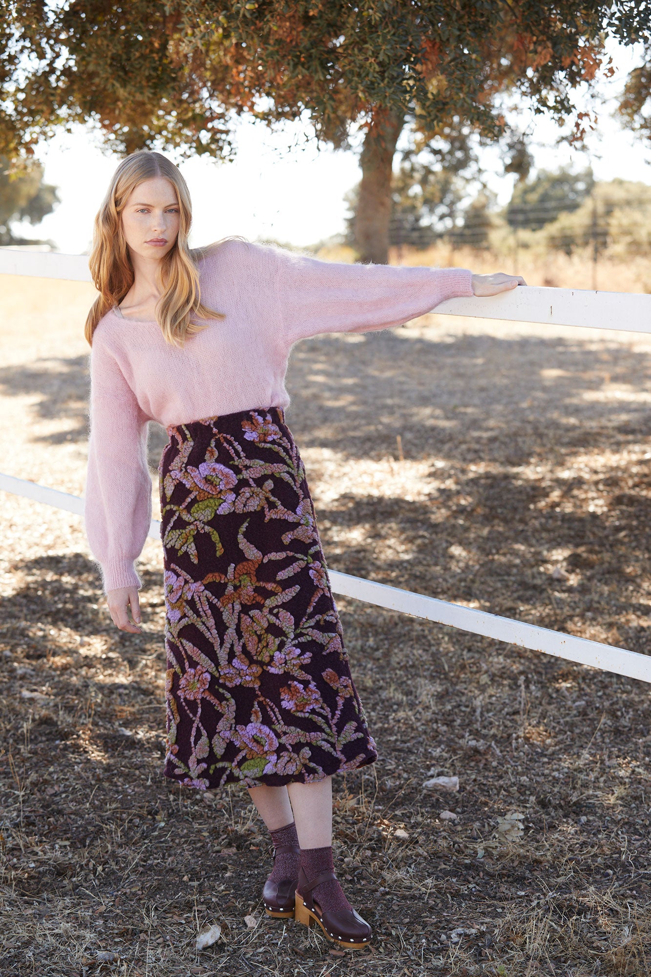 FALDA LANA MULTICOLOR