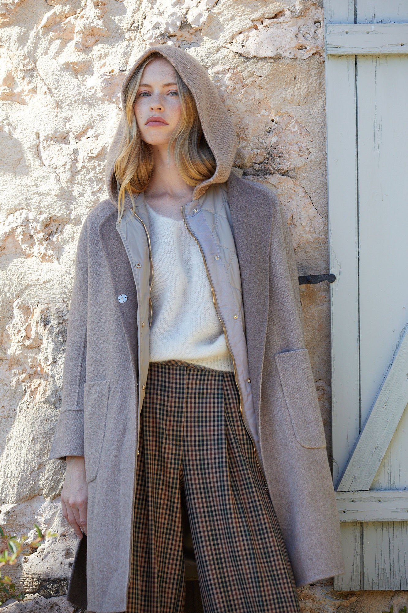VERDIANA BEIGE COAT