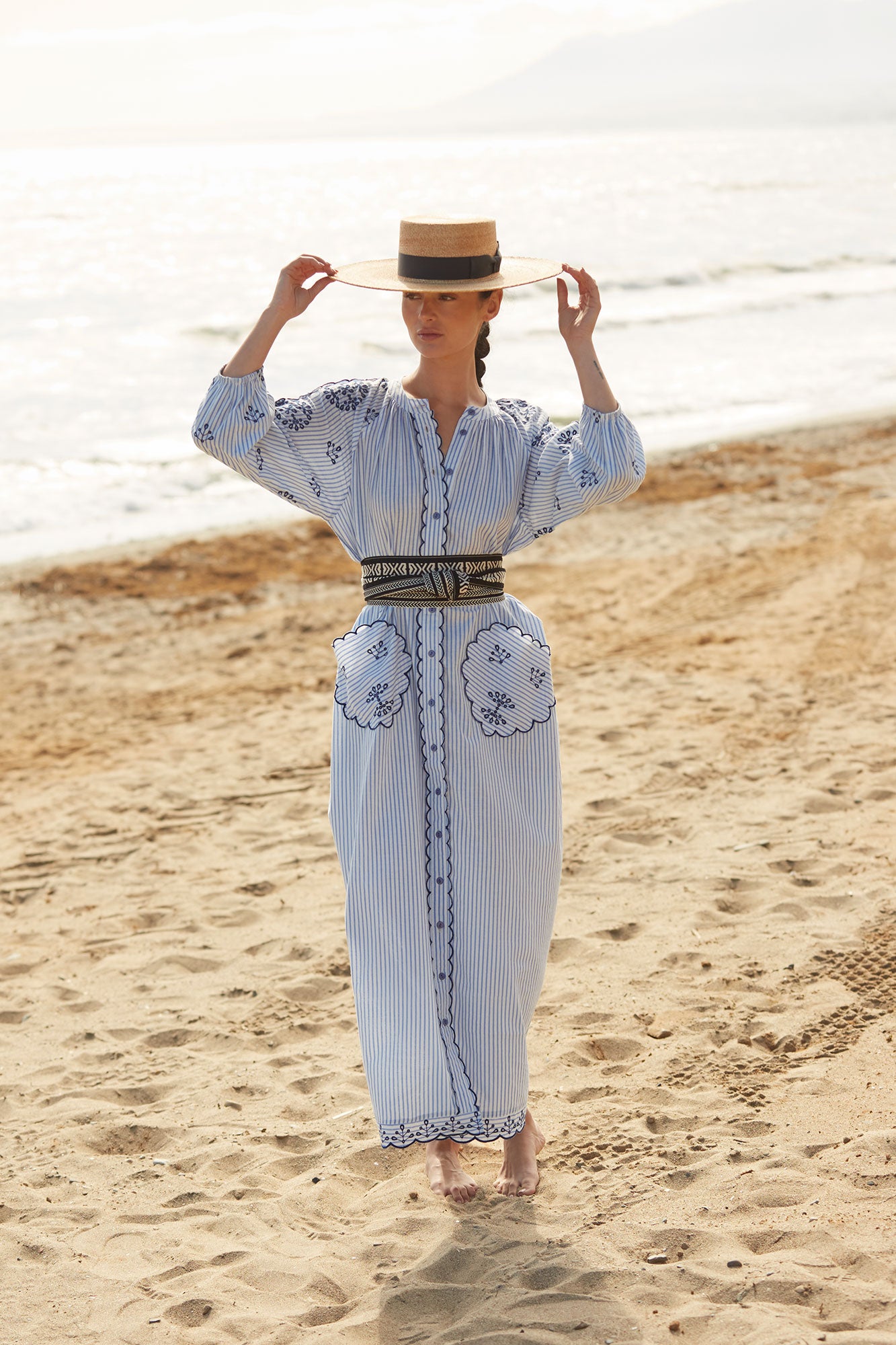 VESTIDO BABI CELESTE