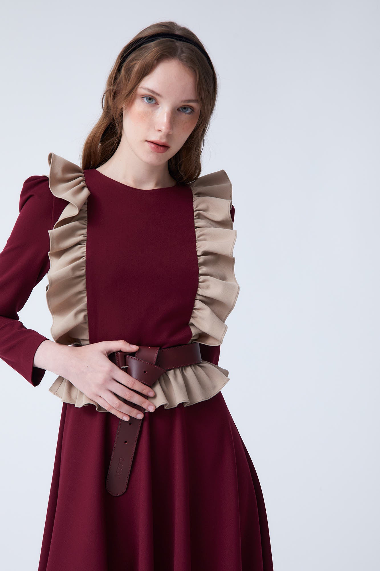 VESTIDO AMELIE BURDEOS