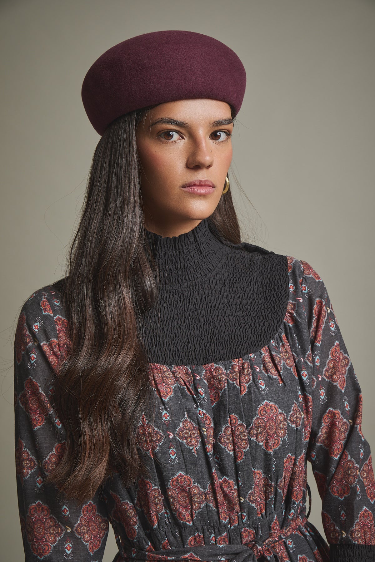 VESTIDO CIELA MARRON