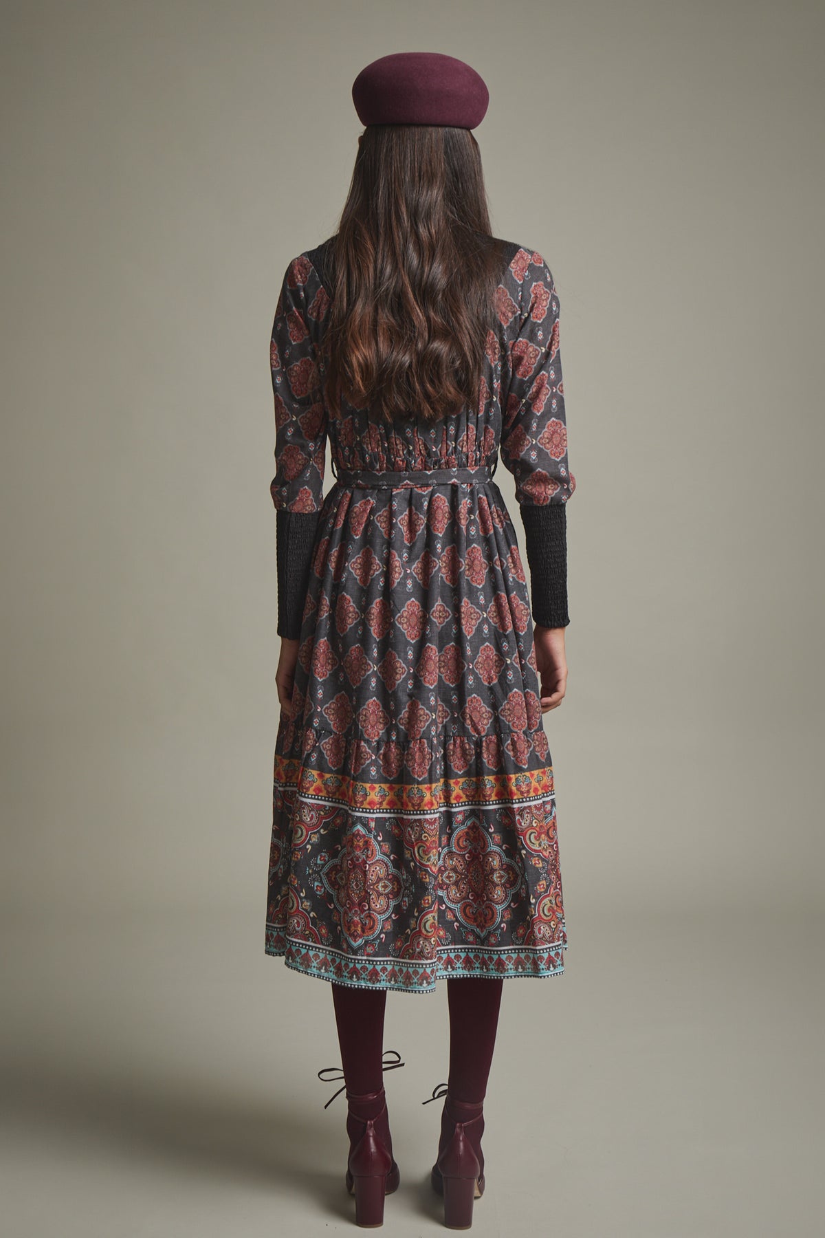 VESTIDO CIELA MARRON