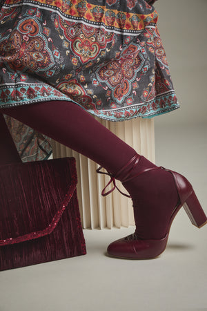 BORDEAUX LACE-UP SHOE