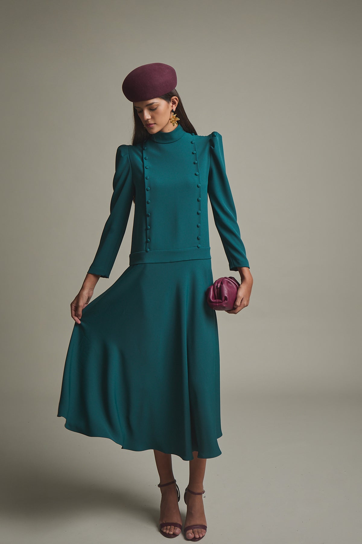 VESTIDO ADELA VERDE