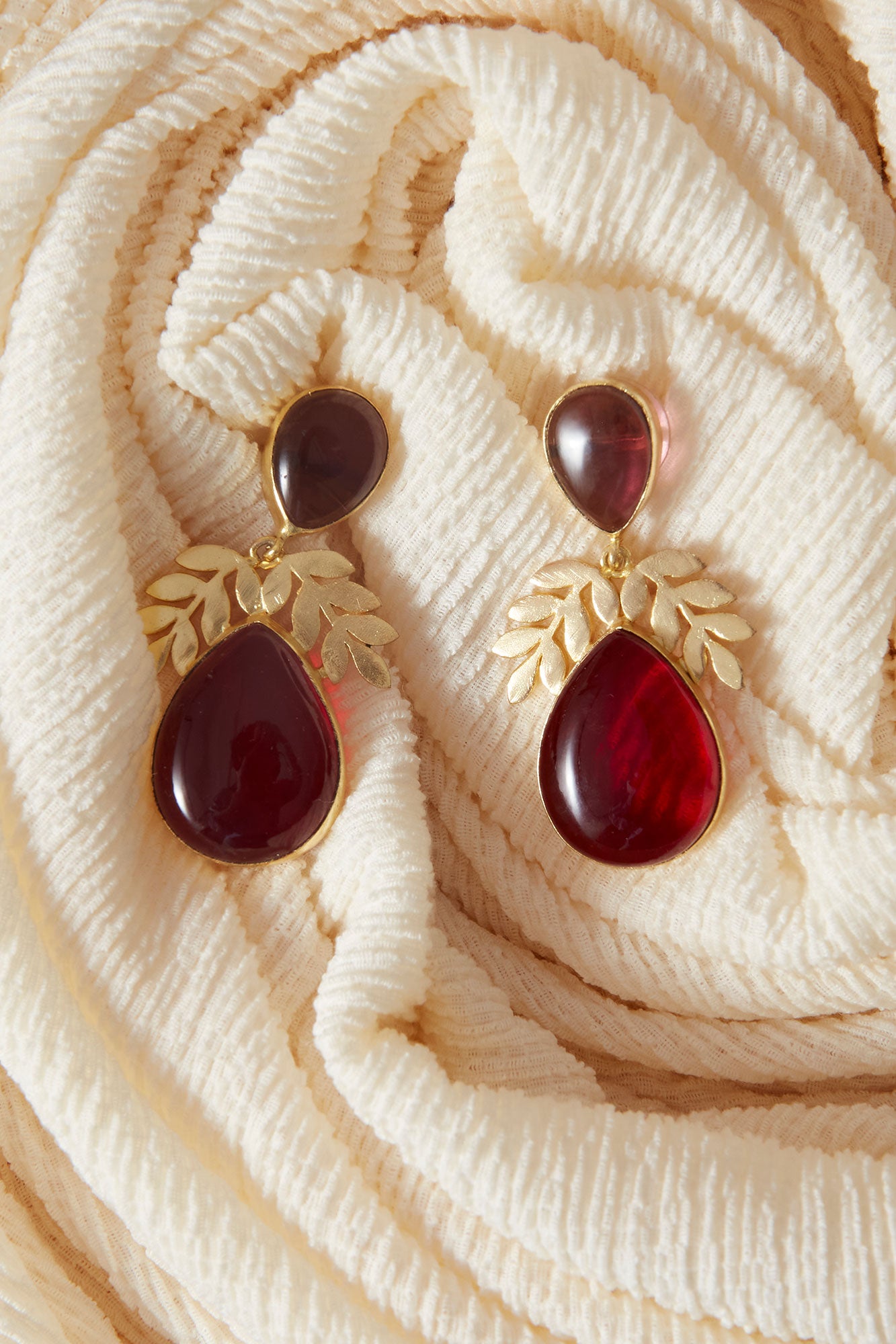 PENDIENTES TULIA MARRON