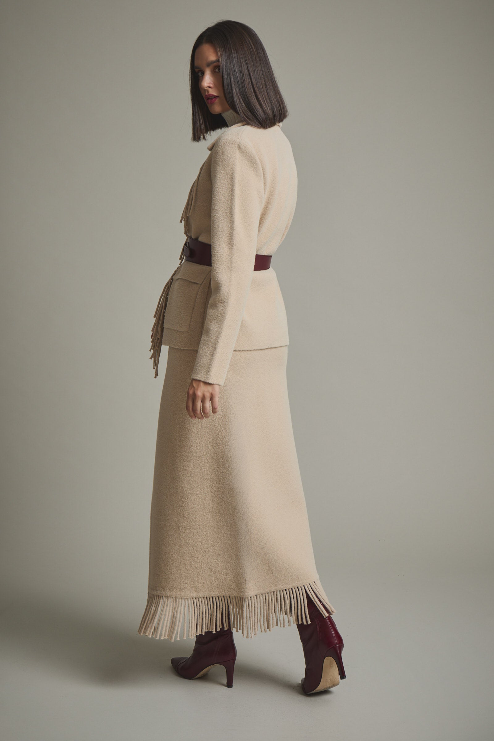 FALDA MARIETA BEIGE