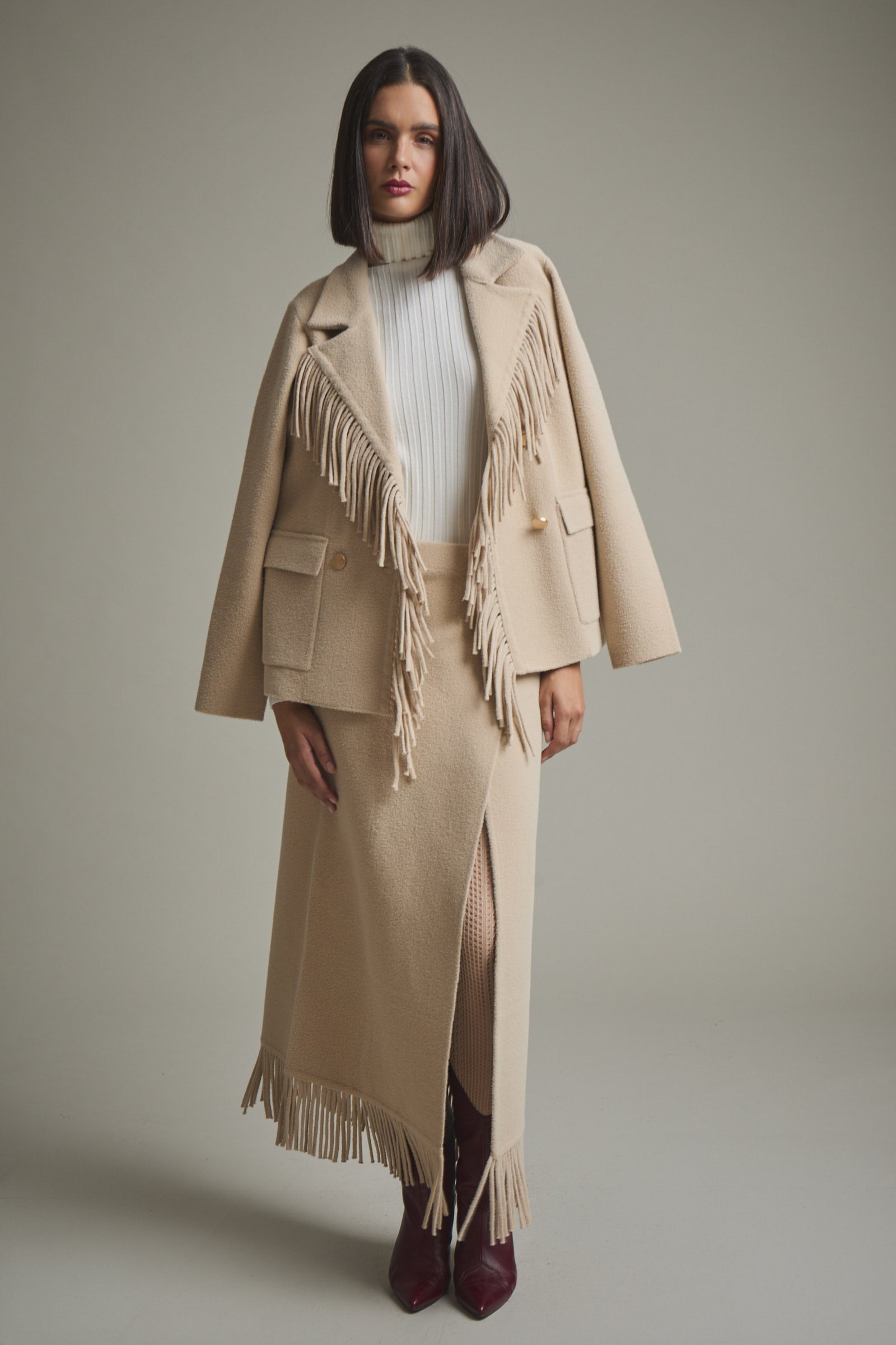 FALDA MARIETA BEIGE