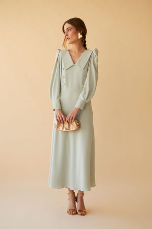 VESTIDO ESTHER AGUAMARINA