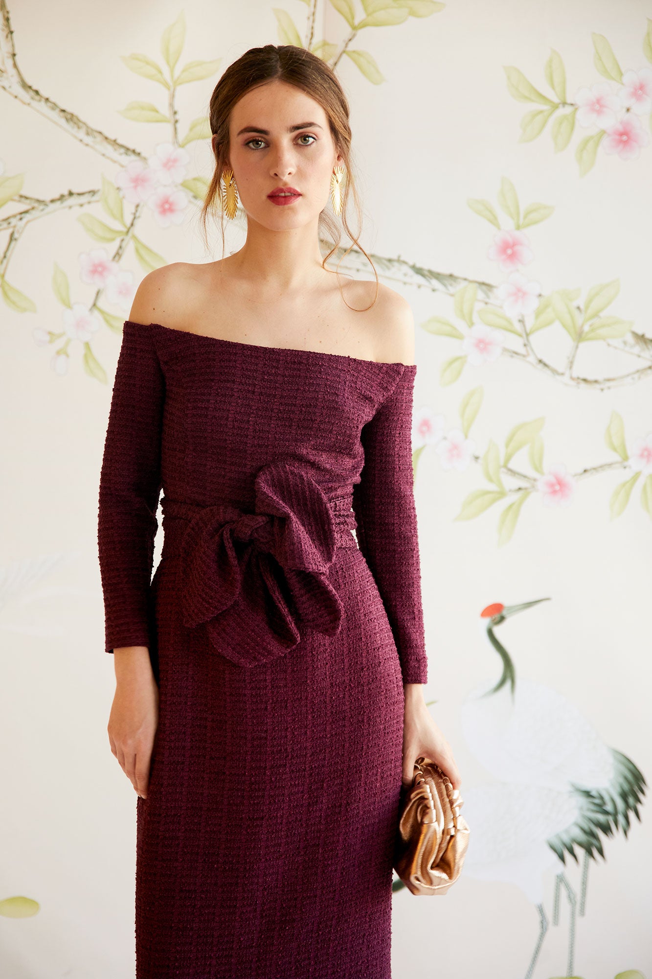 CHRIS PURPLE DRESS