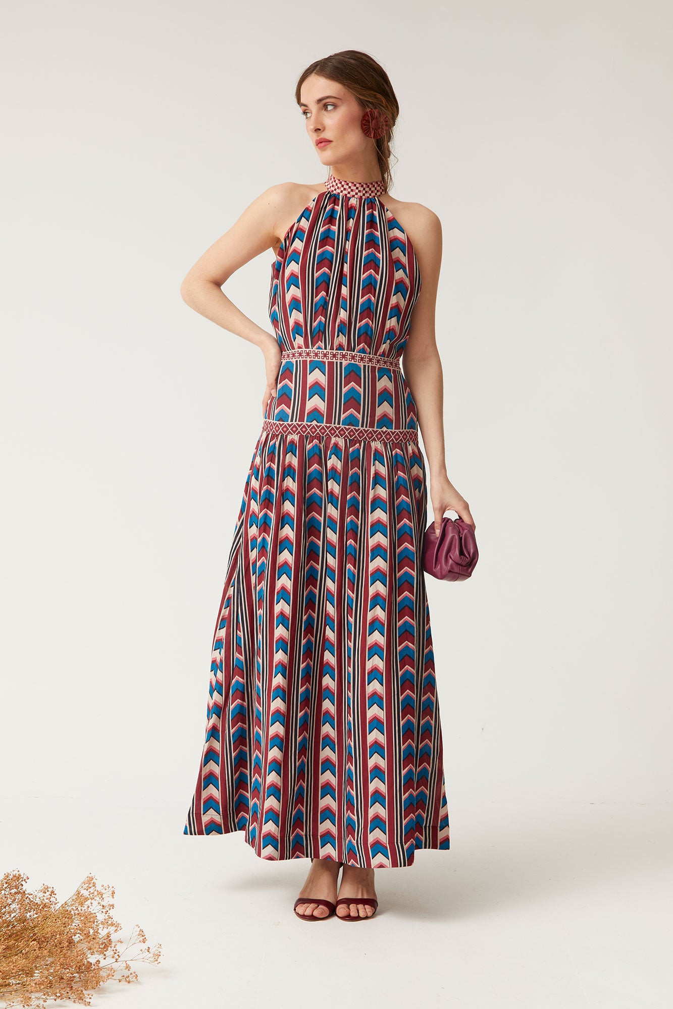 ROBE IKAT MULTICOLORE