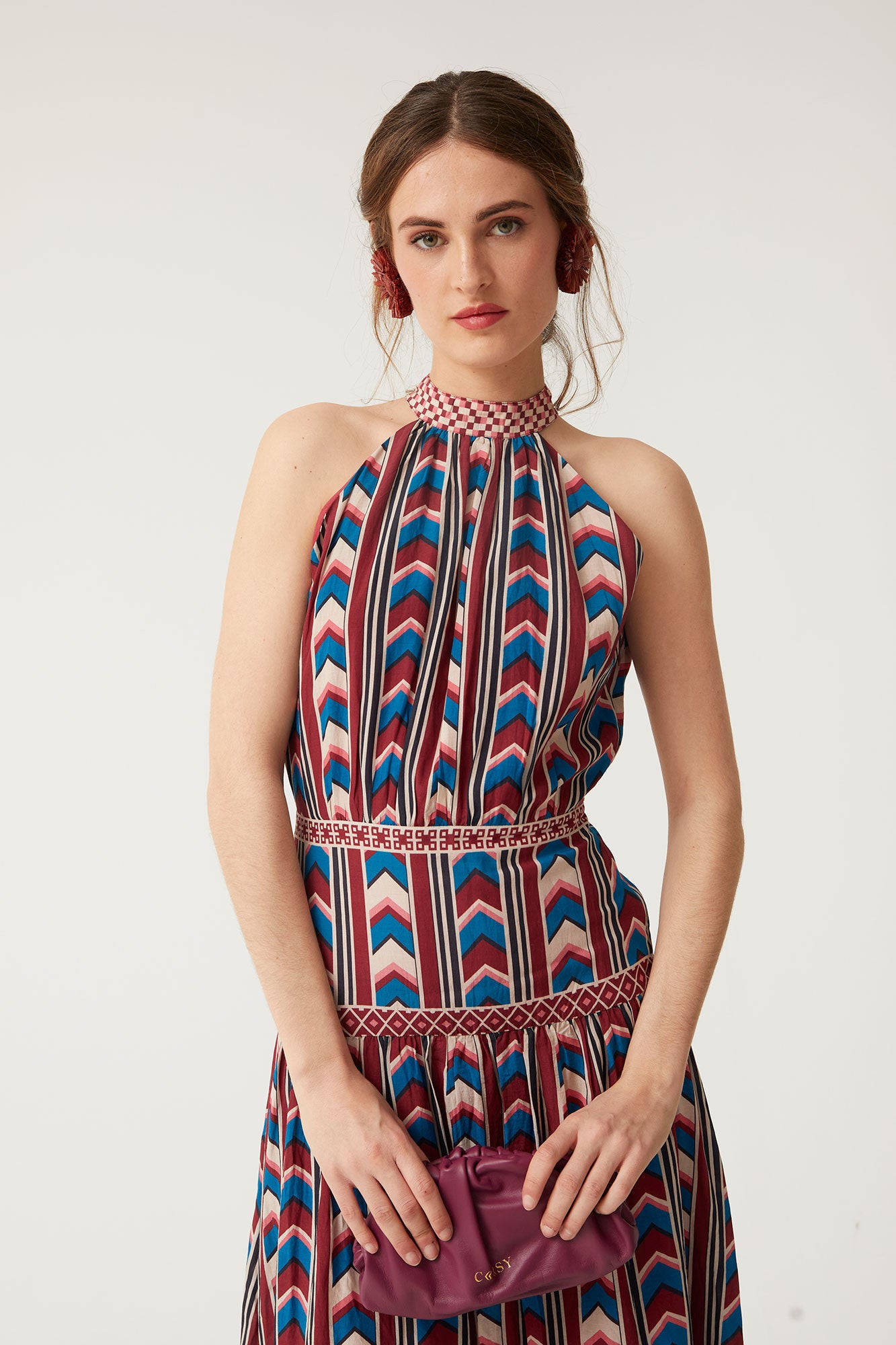ROBE IKAT MULTICOLORE