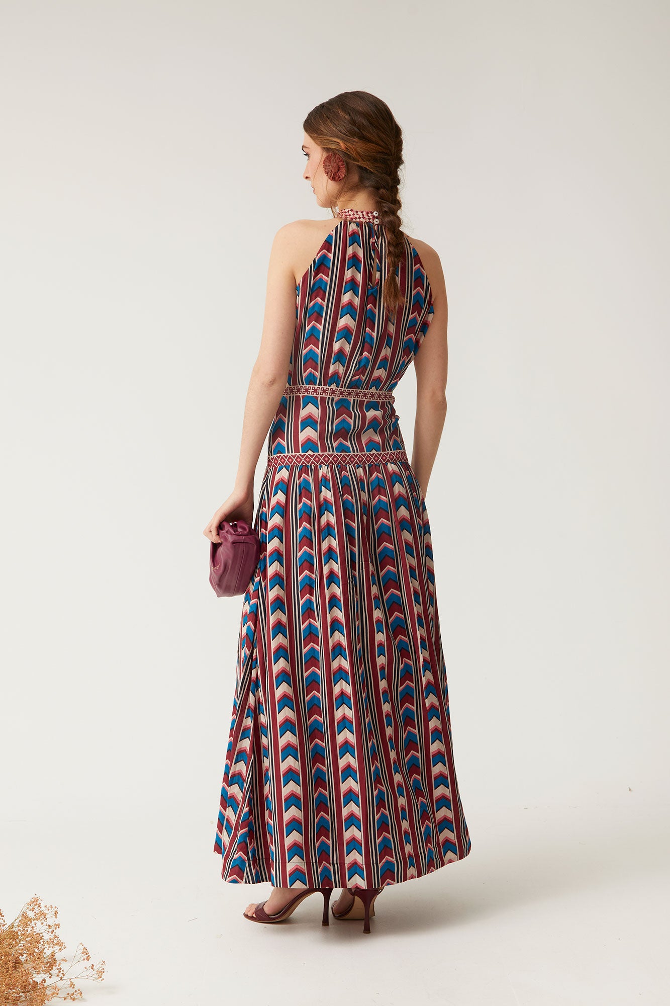 ROBE IKAT MULTICOLORE