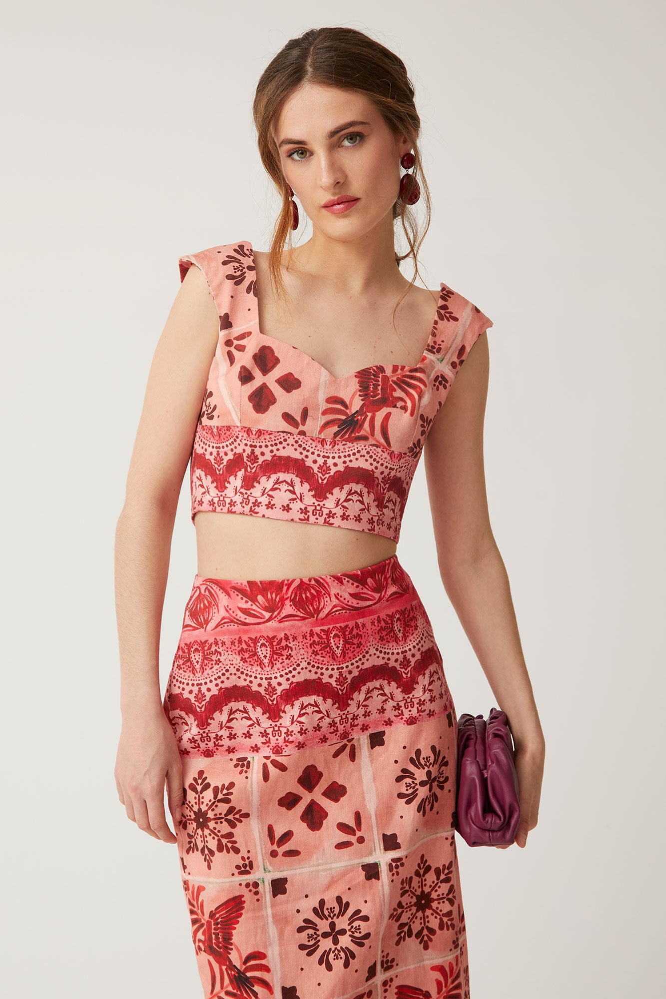 TOP AZZURRA ROSA
