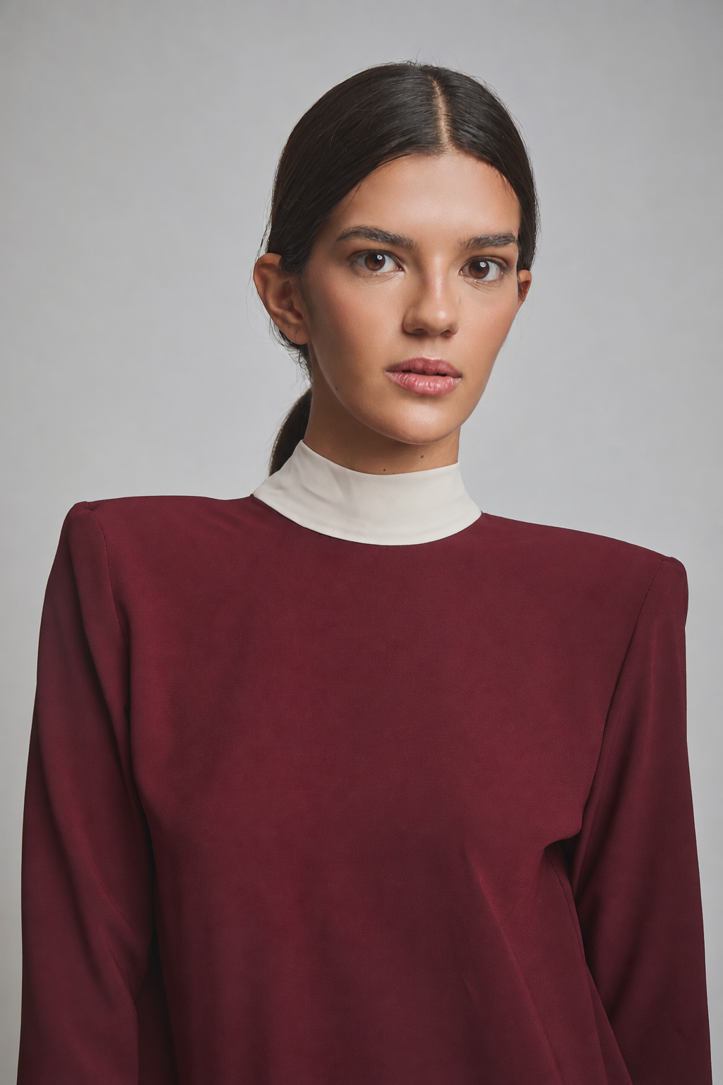ANAHERA BURGUNDY DRESS