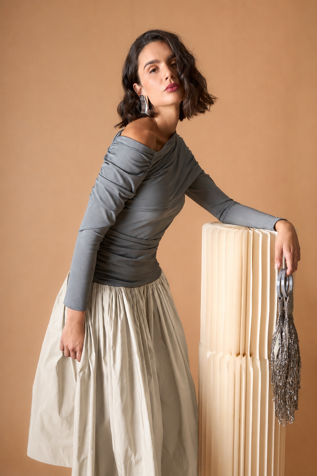 VESTIDO LIRIAN GRIS