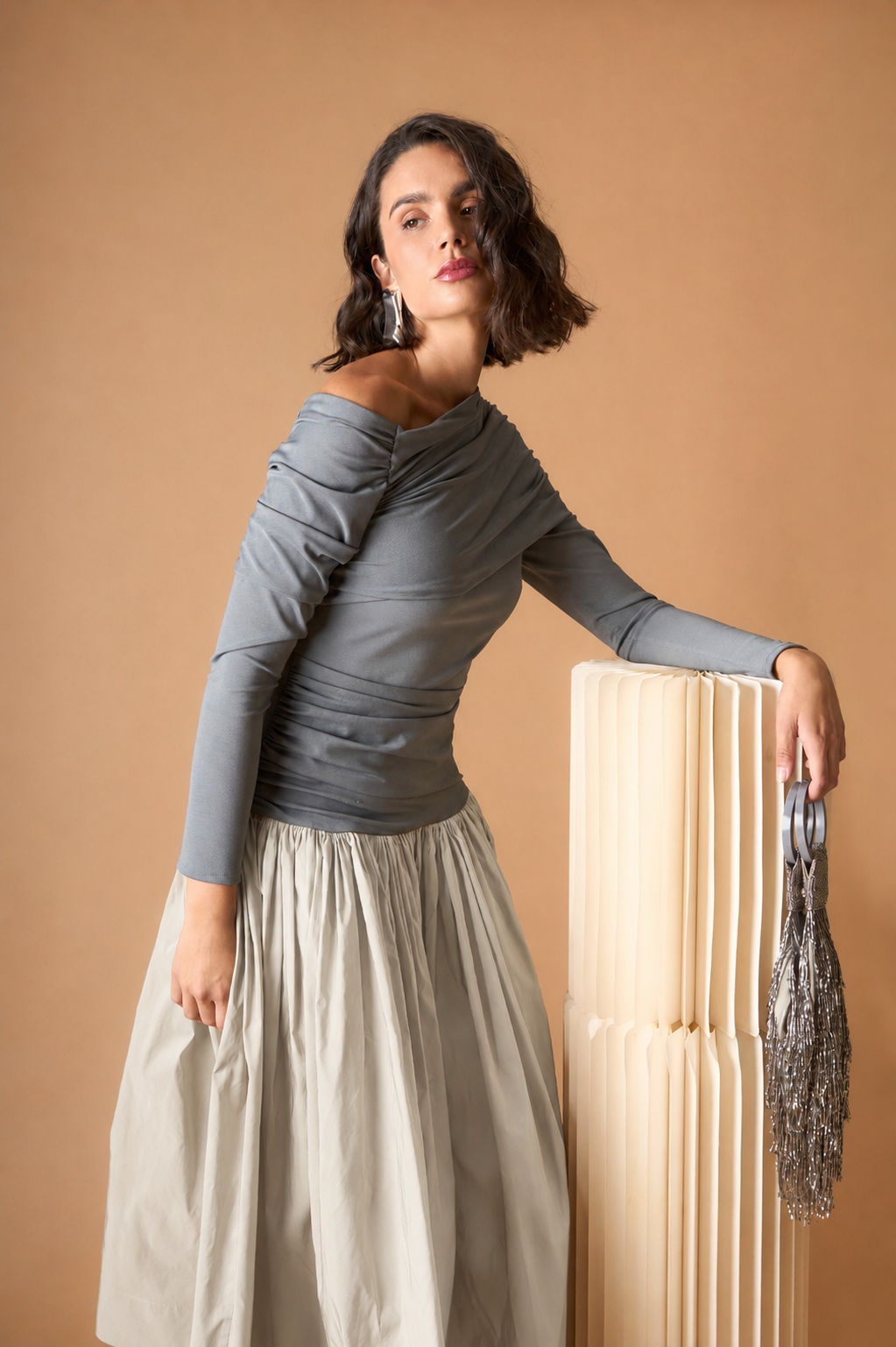 VESTIDO LIRIAN GRIS