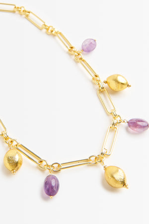 ORIANE PURPLE NECKLACE