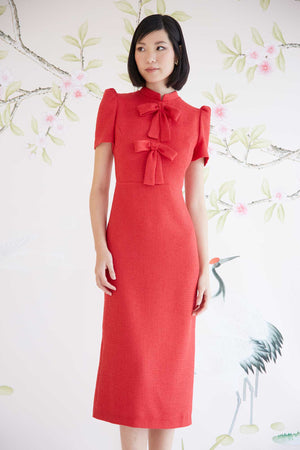 RED LAZZITO DRESS