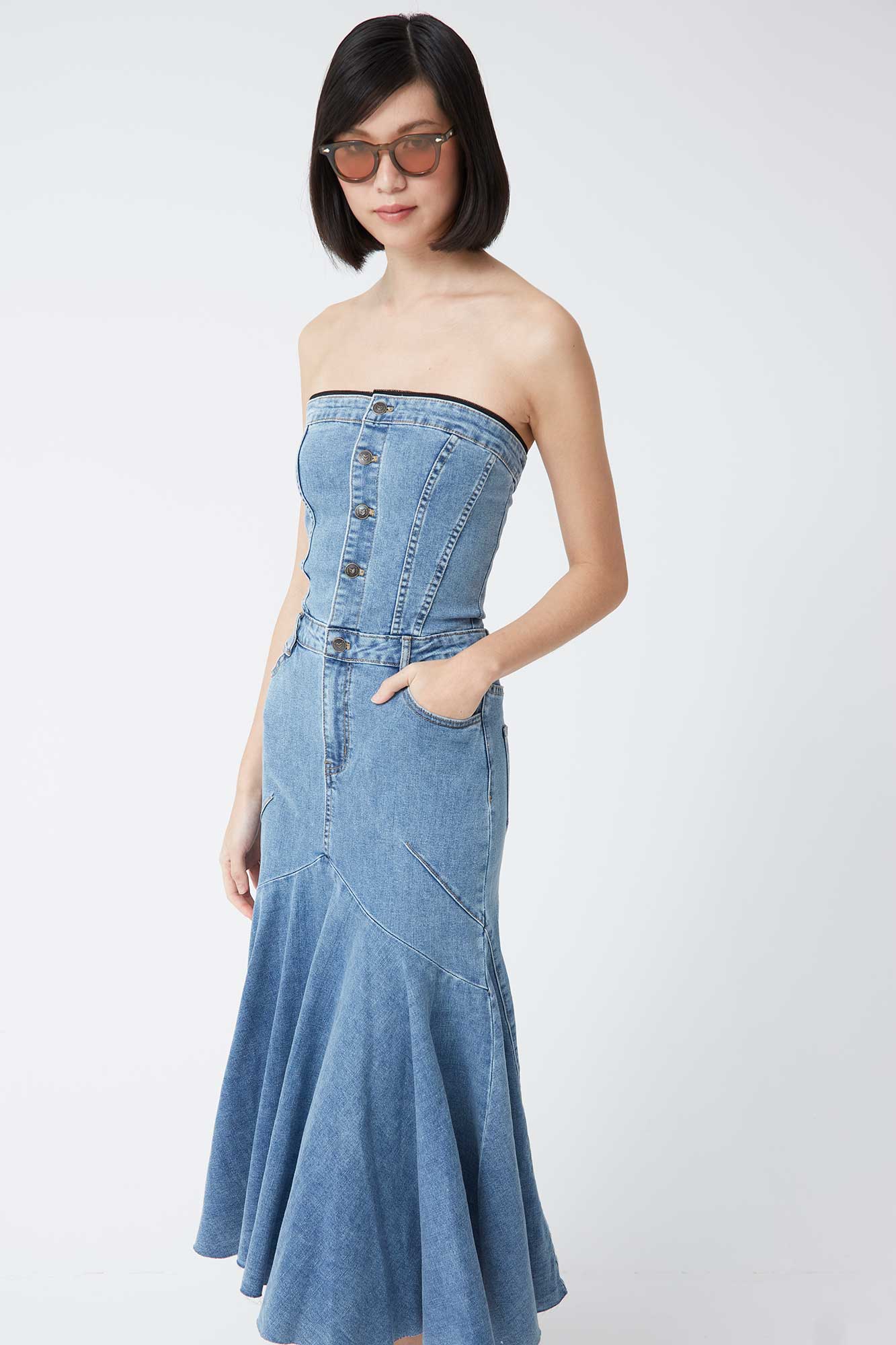 ROBE EN JEAN ABNER