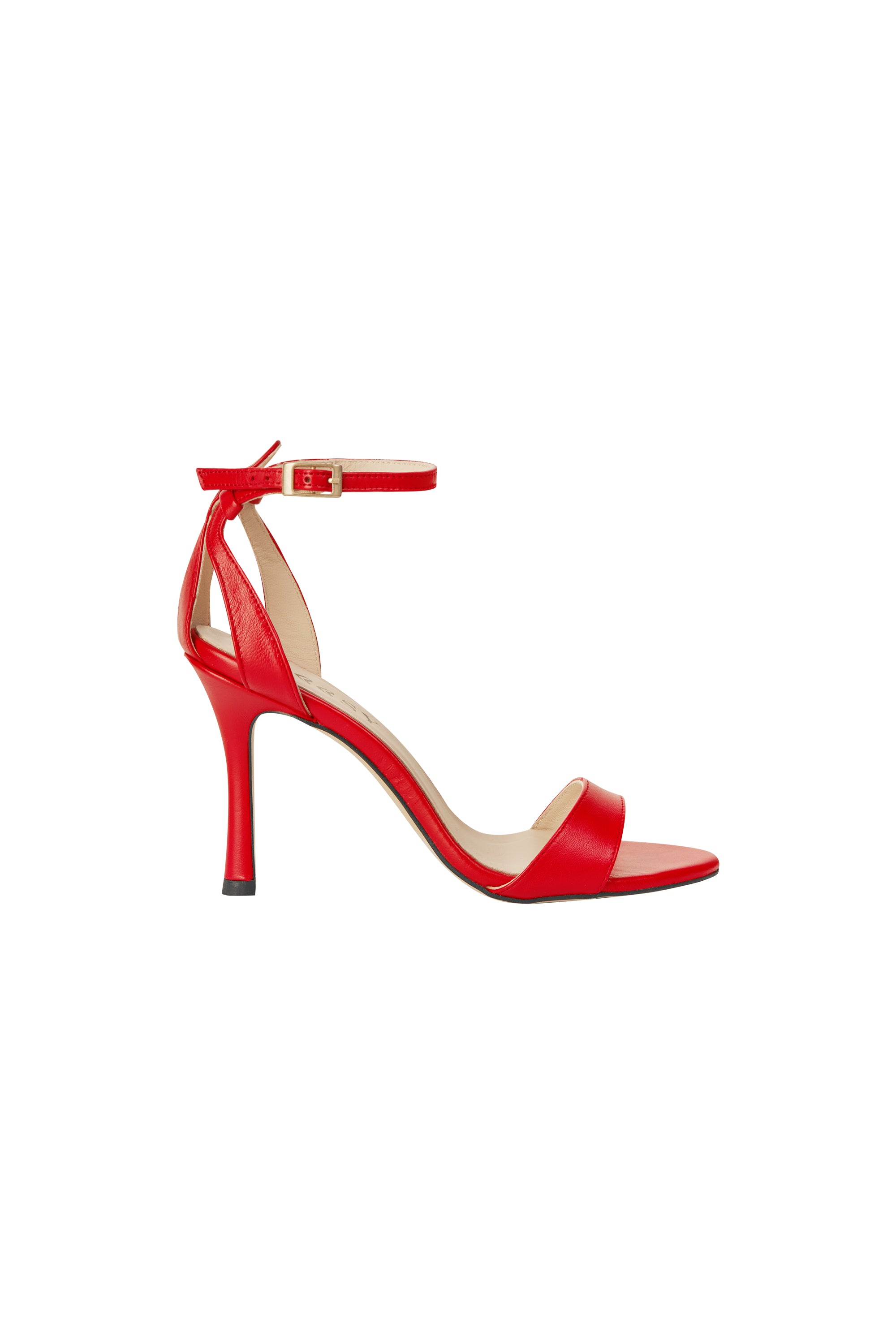 SANDALIAS PIEL ROJO