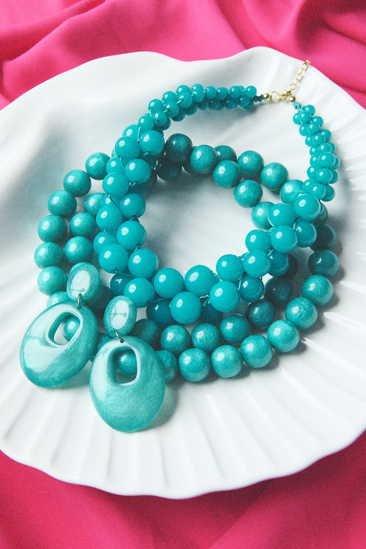 COLLIER DOMUS AQUAMARINE