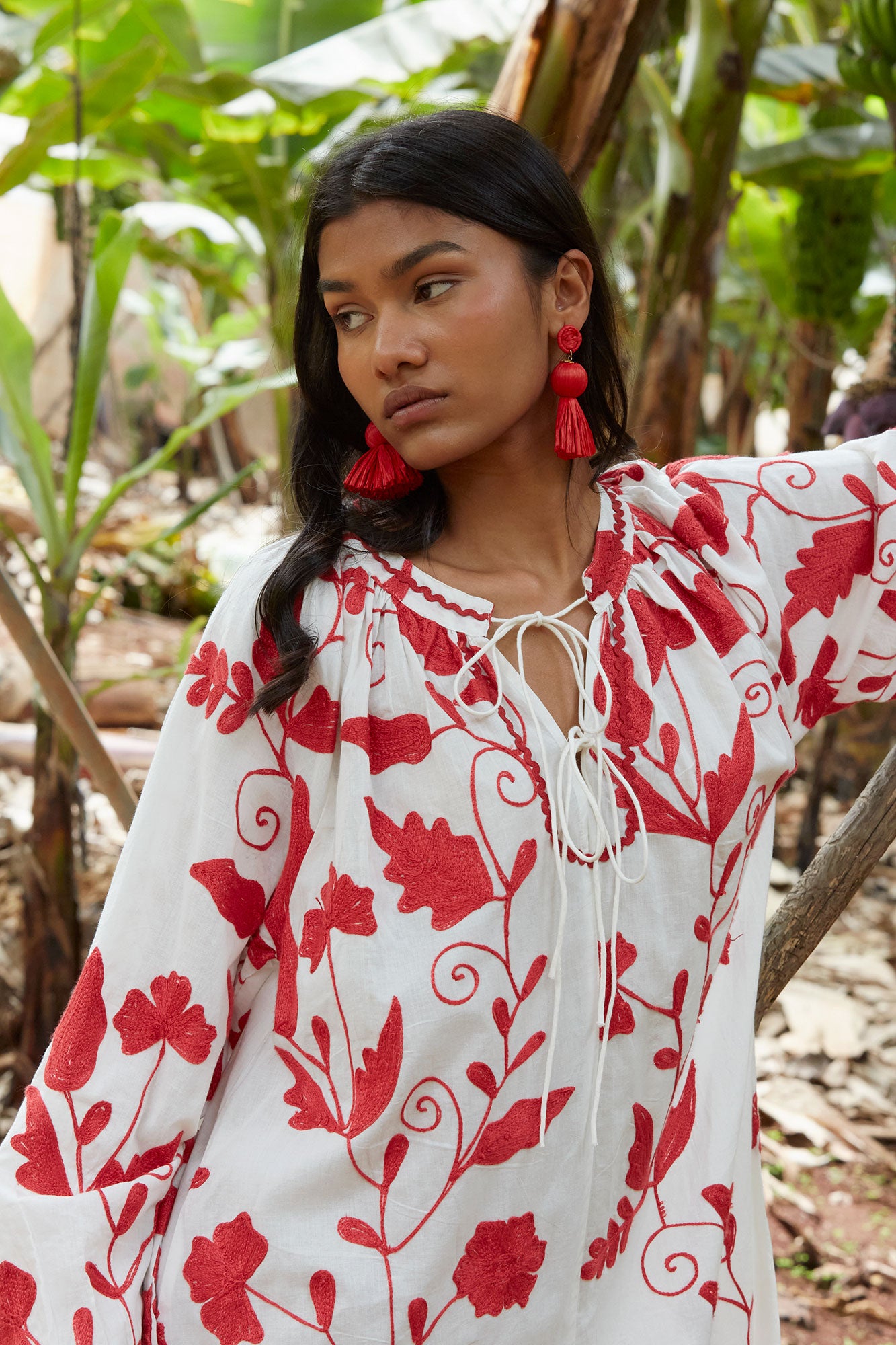 VESTIDO ANTIGONA ROJO