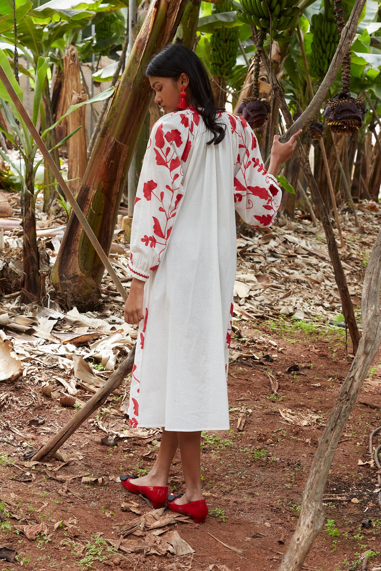 VESTIDO ANTIGONA ROJO