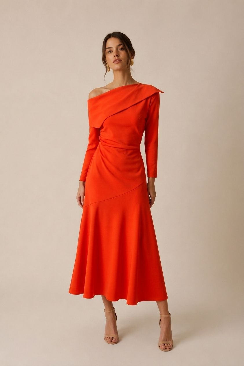 VESTIDO MARA ROJO