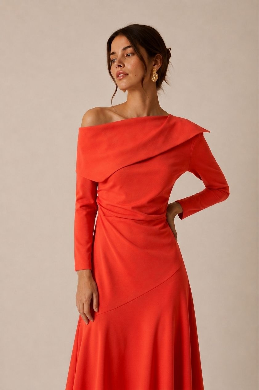 VESTIDO MARA ROJO